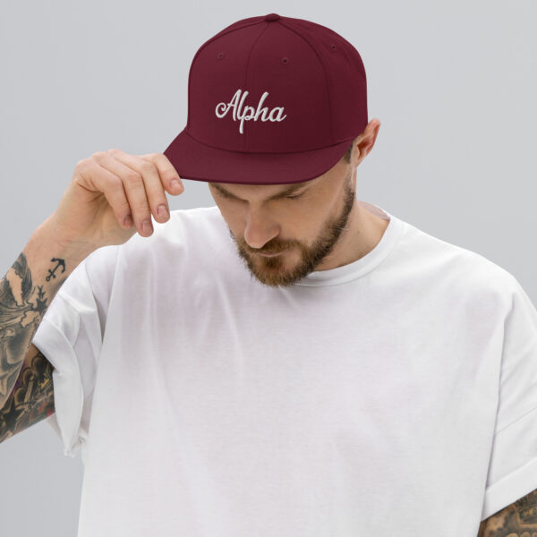 Alpha Snapback Hat - Image 9