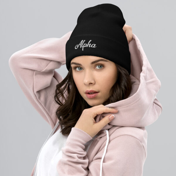 Alpha Cuffed Beanie - Image 2