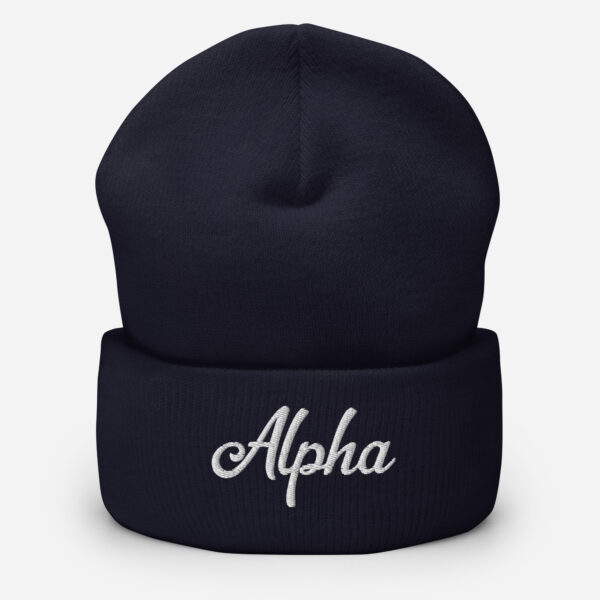 Alpha Cuffed Beanie - Image 5