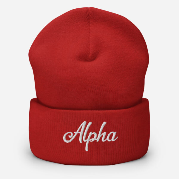 Alpha Cuffed Beanie - Image 8