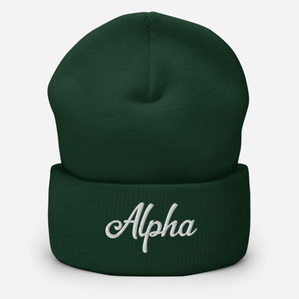 Alpha Cuffed Beanie - Image 6