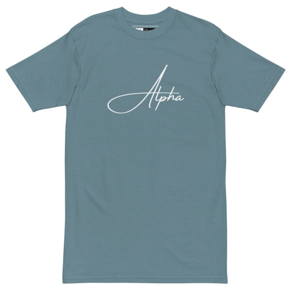 Signature Men’s premium heavyweight tee - Image 4