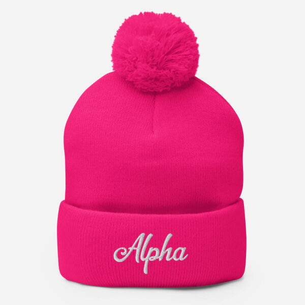 Alpha Pom-Pom Beanie - Image 9