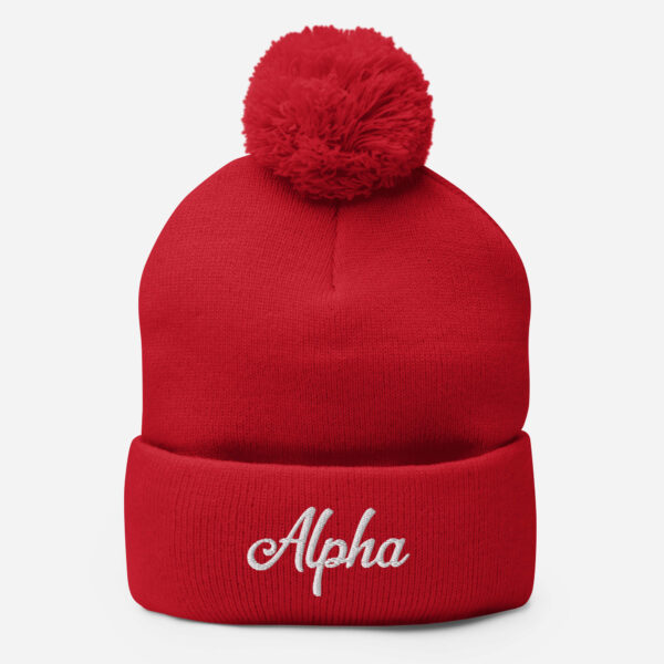 Alpha Pom-Pom Beanie - Image 4