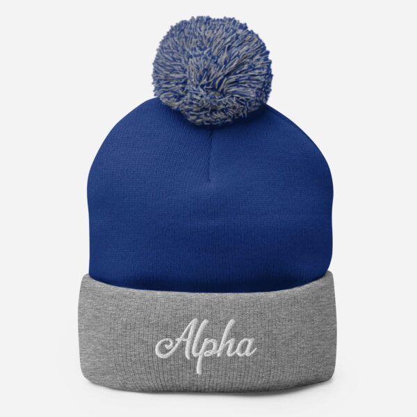 Alpha Pom-Pom Beanie - Image 3